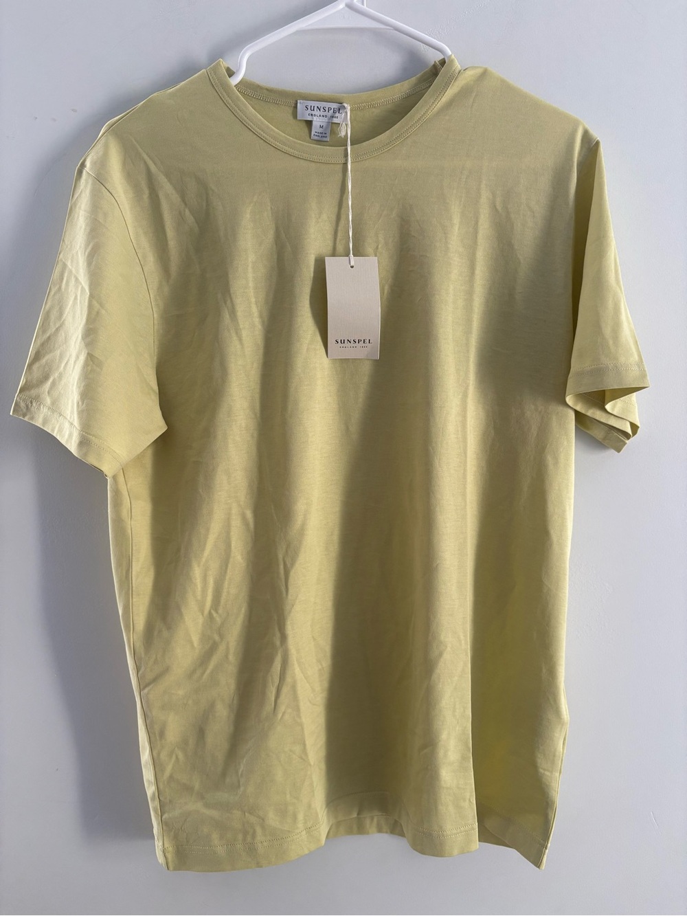 Sunspel Classic Short-Sleeve Cotton Avocado